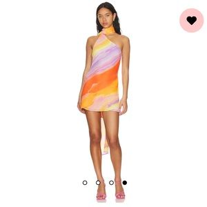 For Love and Lemons Sunny Mini Dress in Multicolor